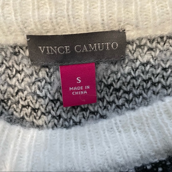NWOT Vince Camuto Check Patchwork Sweater - Picture 5 of 6